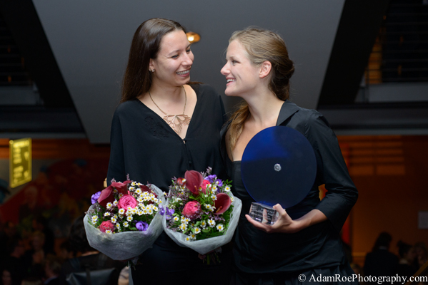 Anna Zohra Berrached and Cosima Maria Degler, direcotr and producer of No Fear Award winner "Zwei Mütter", Two Mothers