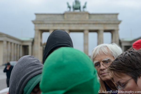 Refugee Hunger Strike at the Brandenburg Gate