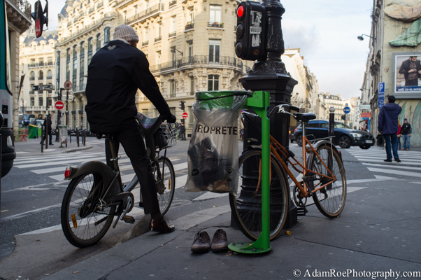 Bicycles and Shoes, Paris. 