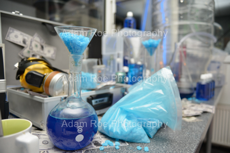 "Meth Lab" at the Breaking Bad Finale in Berlin, Cosy Wasch