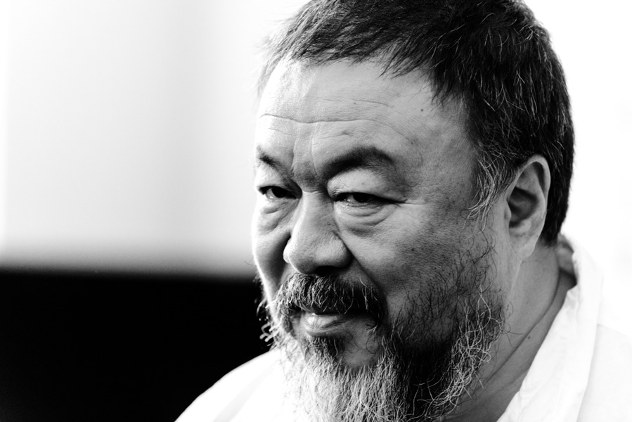 Artist Ai Weiwei in Berlin on August 13th, 2015. 