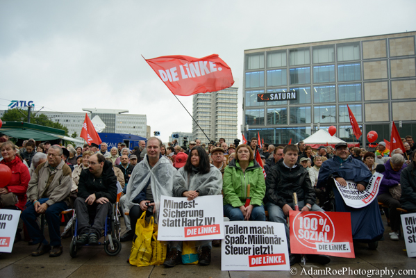 The Left Party rounds up the camaign season on September 20th in Alexanderplatz